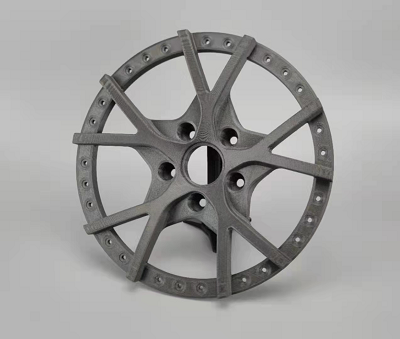  Cool！开元高温3D打印机3D打印汽车轮毂盖(图2)